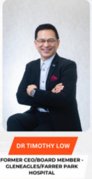 Dr. Low - Panelist at Singapore Health Summit