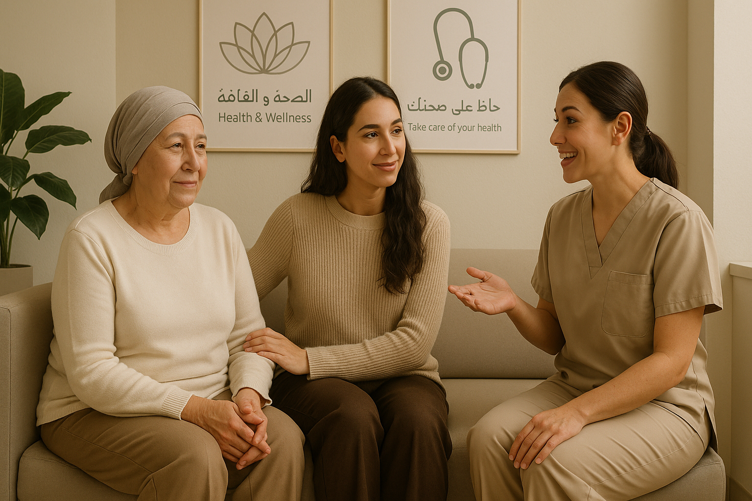 Patient Using Mobile App