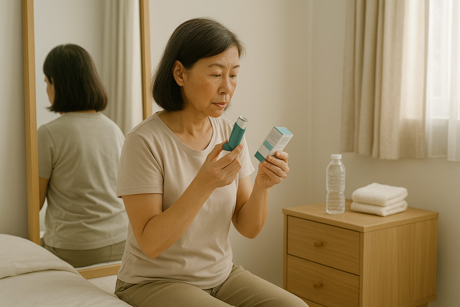 Clinical Dashboard Showing COPD Metrics